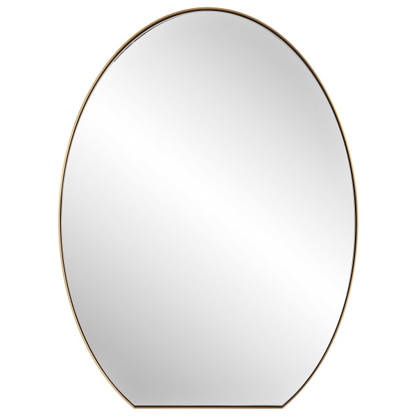 Cabell - Oval Mirror - Brass