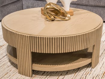 Zaninport - Round Cocktail Table - Bisque