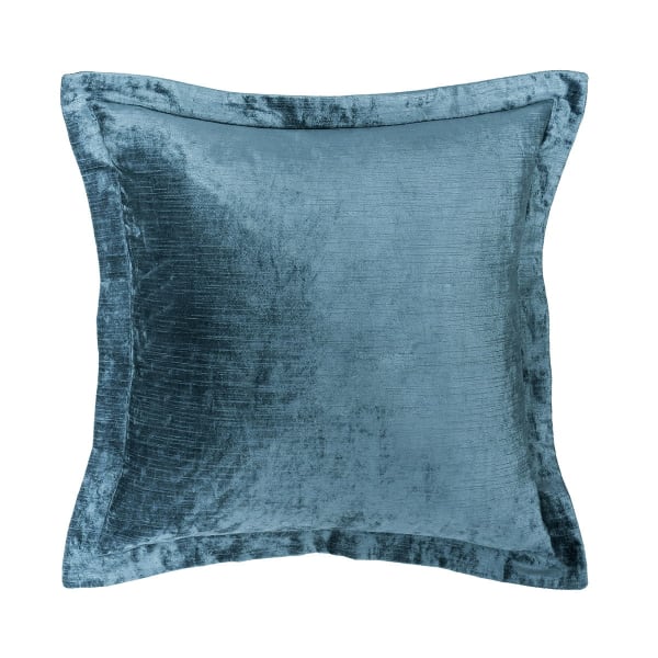 Lapis - Velvet Pillow 22' x 22' - Ocean Blue