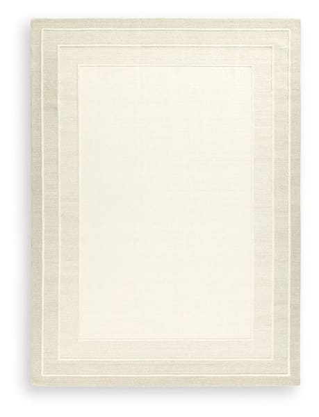 TeeLGan - Ivory / Tan - Extra Large Rug