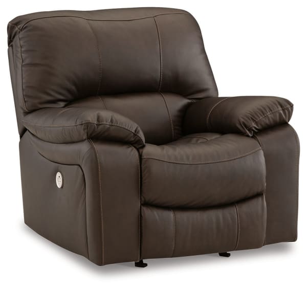 Leesworth - Dark Brown - Power Rocker Recliner