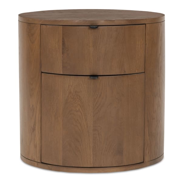 Theo - Two Drawer Nightstand - Brown