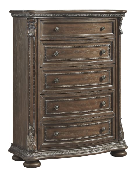 Charmond - Brown - Five Drawer Chest