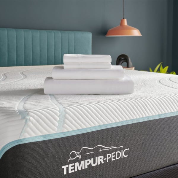 Linens - Tempur Classic Cotton Sheet Set - Cool Gray - Twin