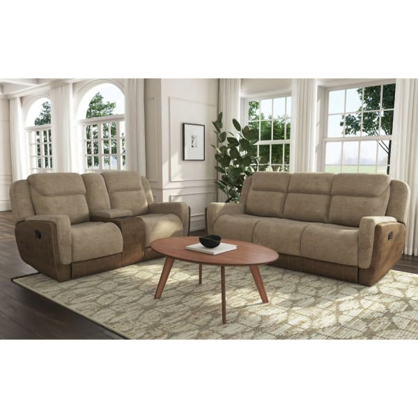 Hornet - 2 Piece Living Room Set (Sofa & Loveseat) - Rancho Beige