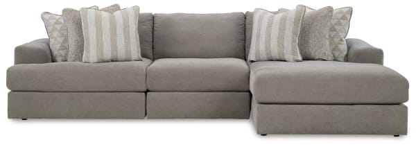 Avaliyah - Ash - 3-Piece Sectional With Raf Corner Chaise
