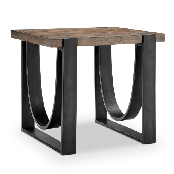 Bowden - Rectangular End Table - Rustic Honey