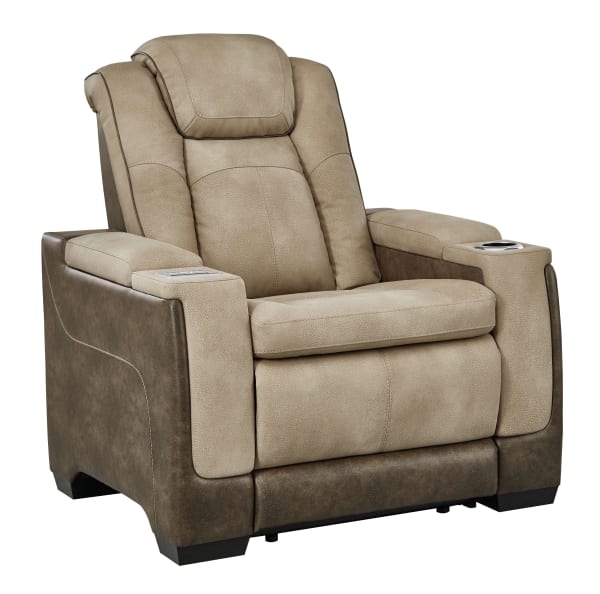 Next-Gen Durapella - Sand - Power Recliner/Adj Headrest
