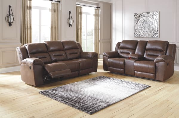 Stoneland - Chocolate - 2 Pc. - Reclining Sofa, Loveseat