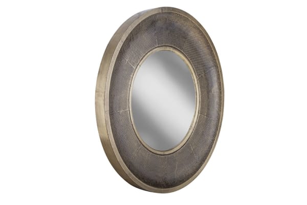 Lux Porthole - Large Mirror - Gold