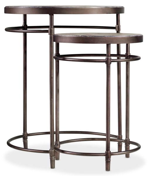 Commerce And Market - Saint Armand Nest Of Tables - Light Brown