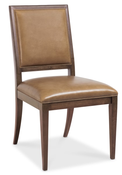 Archives - Leather Side Chair - Light Brown