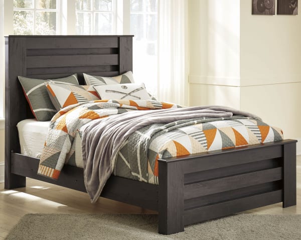 Brinxton - Charcoal - Full Panel Bed