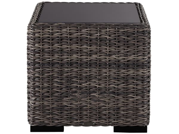Coastal Living Outdoor - Montauk Square End Table  - Dark Brown
