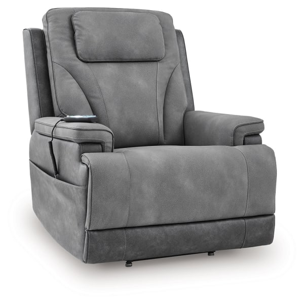 4Z-Peaceful Pause - Serenity Zone - Slate - Power Lift Recliner