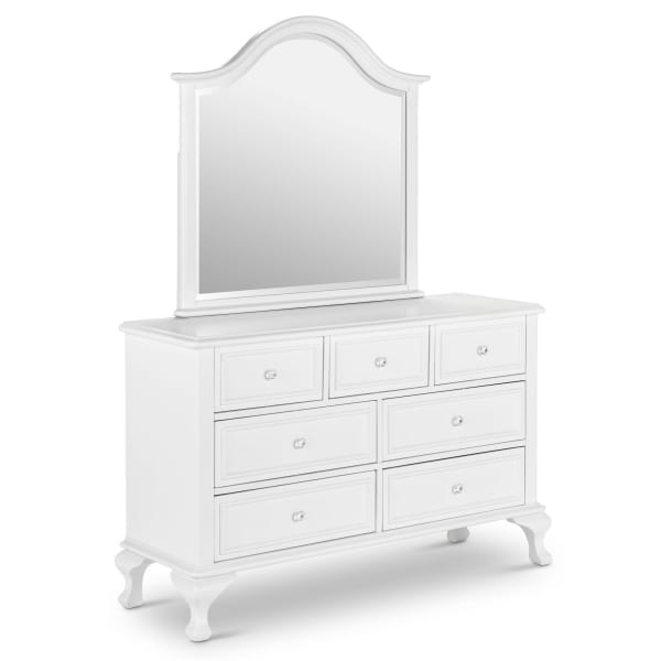 Jesse - Dresser & Mirror Set - White