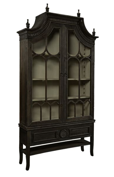 Reims Cathedral - Arched Cabinet - Black