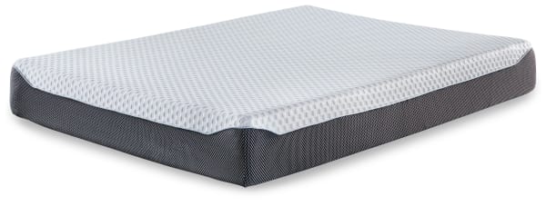 10 Inch Chime Elite - White / Blue - Full Mattress