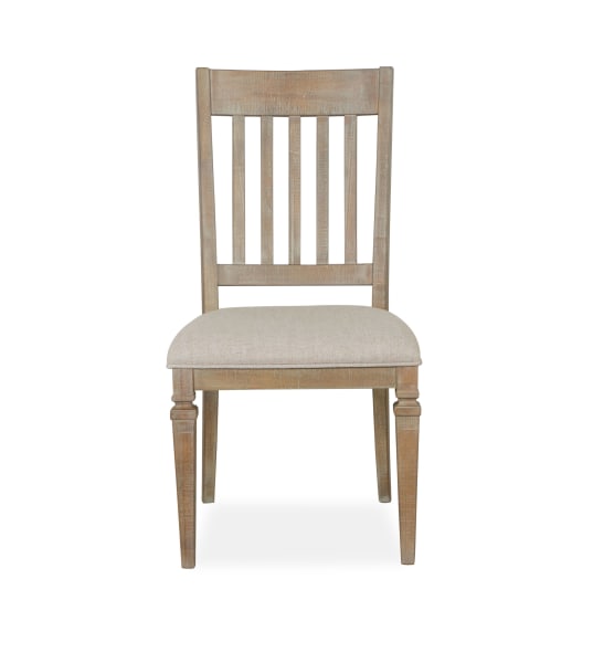 Lancaster - Dining Side Chair With Upholstered Seat (Set of 2) - Dovetail Grey
