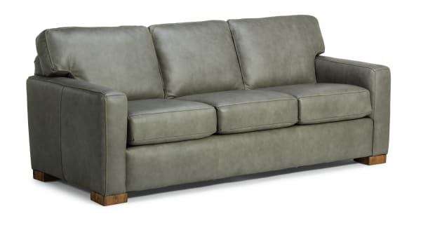 Bryant - Leather Sofa - Dark Gray