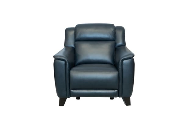 Kimberly - Recliner With Power And Power Headrest, Power Lumbar - Blue