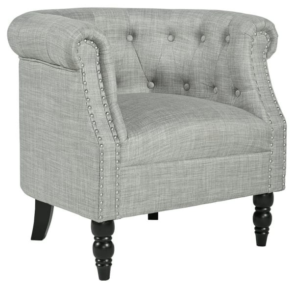 Deaza - Light Gray - Accent Chair