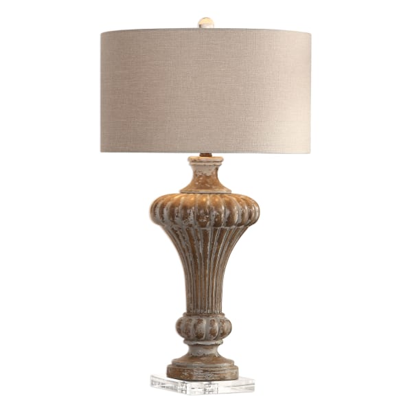 Treneece - Lamp - Aged Pecan