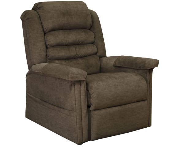 Invincible Pow'r Lift Full Lay-Out Chaise Recliner - Java