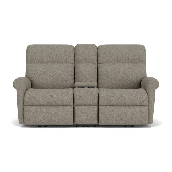 Davis - Power Reclining Loveseat with Console & Power Headrests