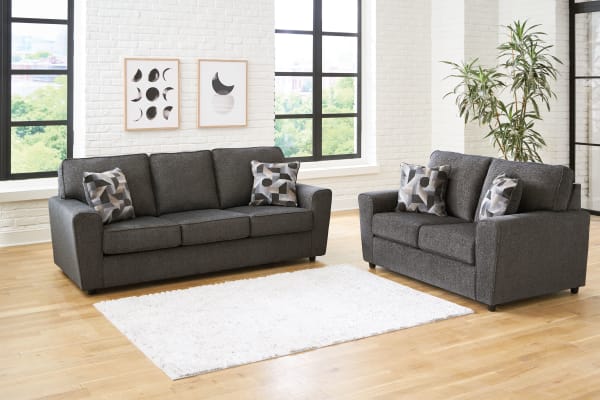 Cascilla - Slate - 2 Pc. - Sofa, Loveseat