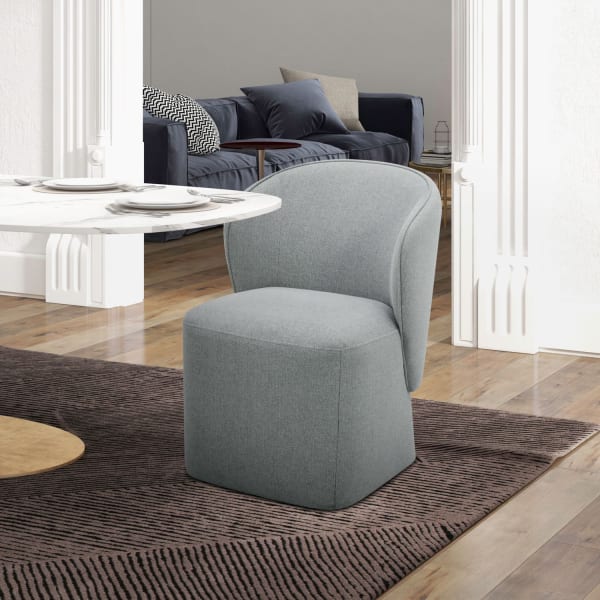 Accent Dining - Dining Chair With Casters Accent - Dark Gray
