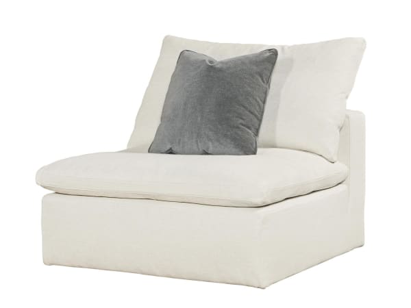 Curated - Palmer Armless Unit - White