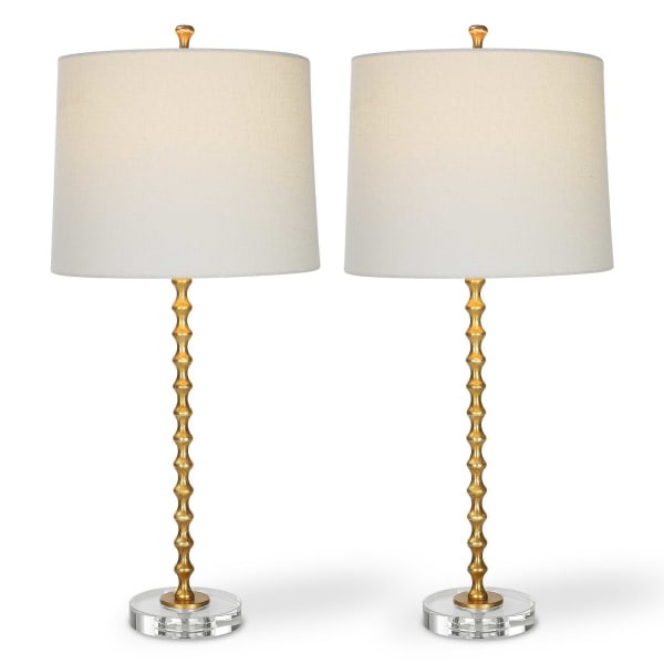 Table Lamp (Set of 2) - Gold Leaf