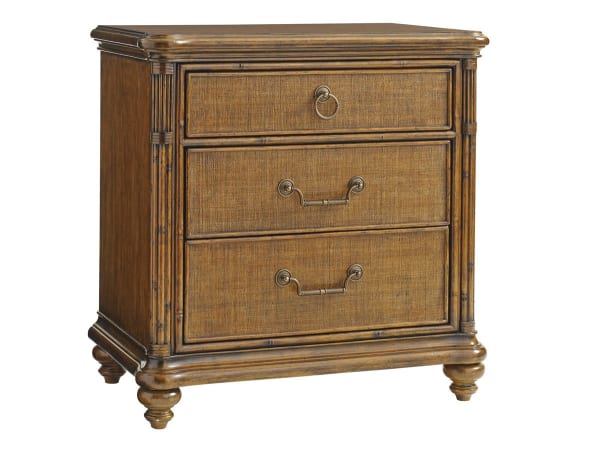 Bali Hai - Sojourn Nightstand - Dark Brown