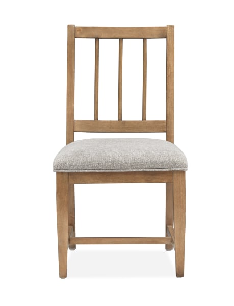 Lindon - Dining Side Chair With Upholstered Seat (Set of 2) - Gray