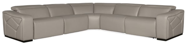 Opal - 5 Piece Sectional With 2 Power Recliners & Power Headrest