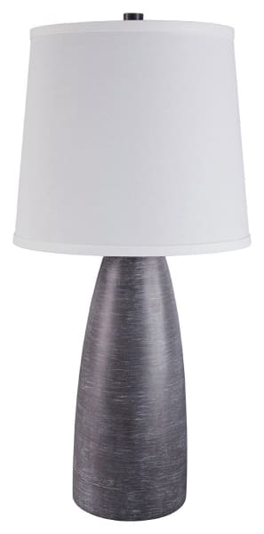 Shavontae - Gray - Poly Table Lamp (Set of 2)