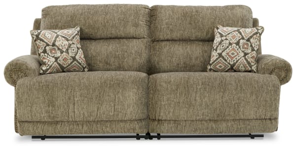 Lubec - Taupe - 2-Piece Power Reclining Sectional
