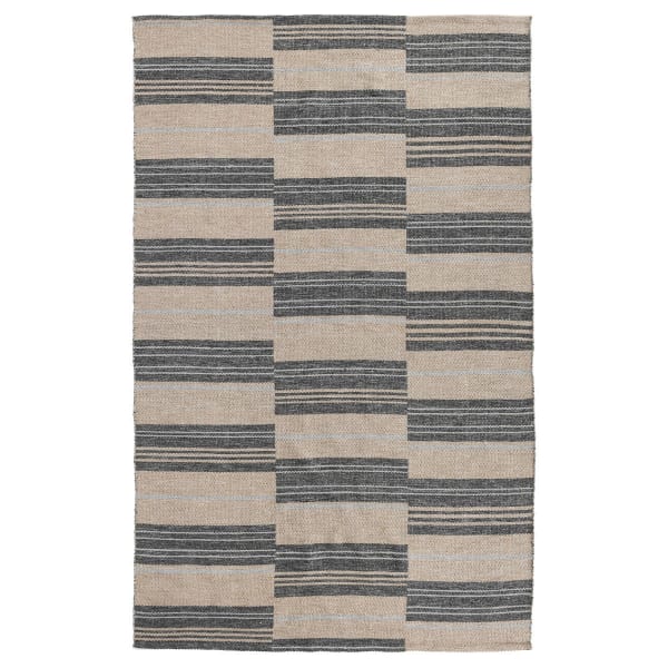 Colton - 2' x 3' Indoor/Outdoor Colton Rug - Stripe Charcoal