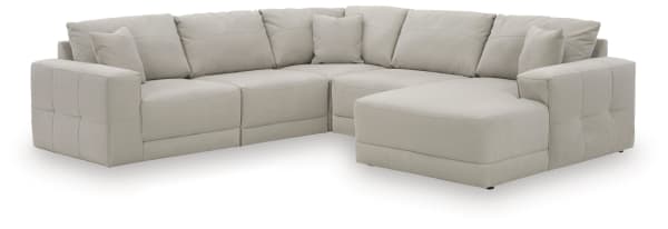 Next-Gen Gaucho - 5-Piece Sectional With RAF Corner Chaise - Gray