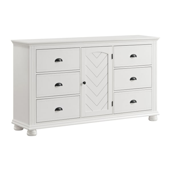 Kona - 6-Drawer Dresser - White