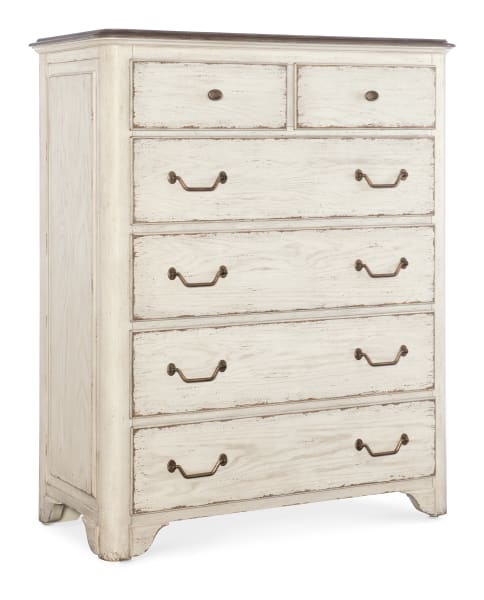 Americana - 46" Six-Drawer Chest - White