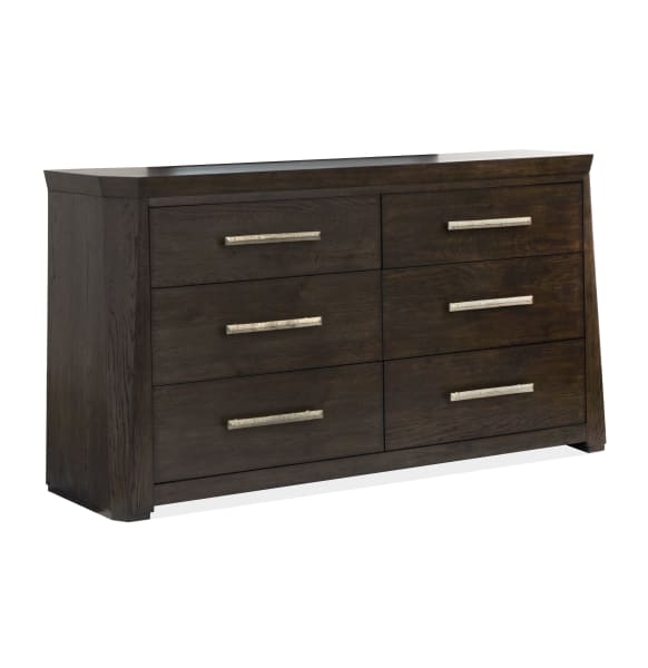 Tauren - Double Drawer Dresser - Coffee Bean