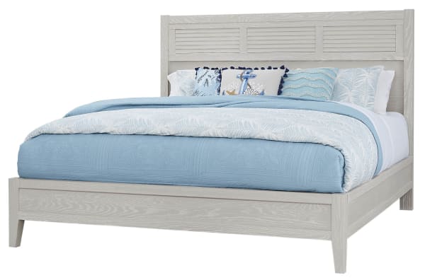 Queen Louvered Bed Headboard