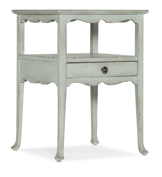 Charleston - One-Drawer Accent Table - LIght Blue