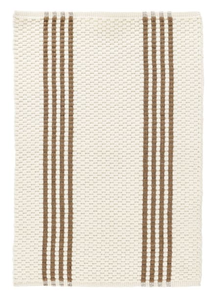Performance Sorrento Stripe - Rug 5' x 8' - Ivory/Coconut Brown