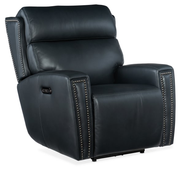 MS - Ruthe Zero Gravity Power Recliner With Power Headrest - Blue