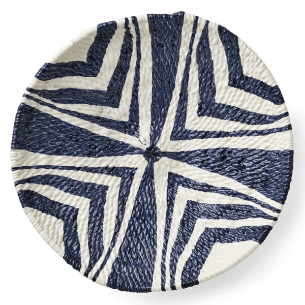 Rumba - Wall Bowl - Blue / White