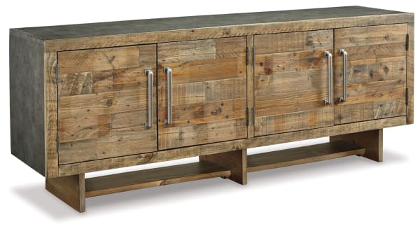 Mozanburg - Rustic Brown - Extra Large TV Stand