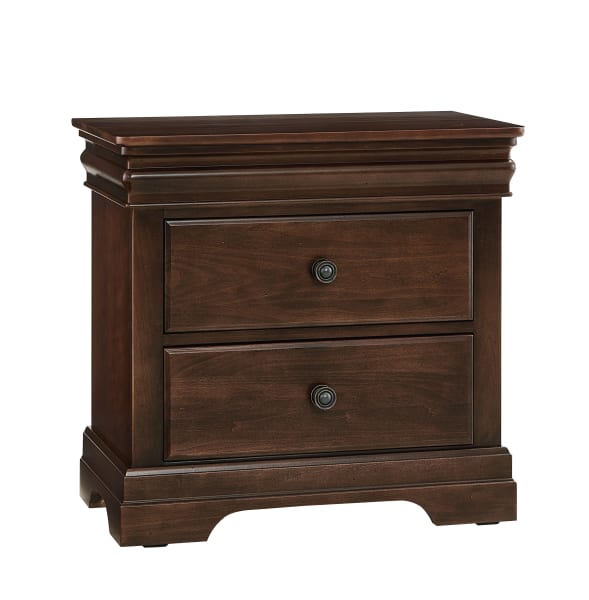 Vista - 2 Drawer Nightstand - Cherry